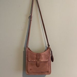 Leather crossbody purse
